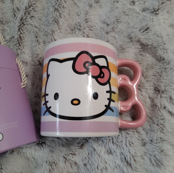 NEW Sanrio Hello Kitty Sweet Chocolate Cocoa Mix Plus 20oz Mug Set Of 2 - Picture 3 of 10